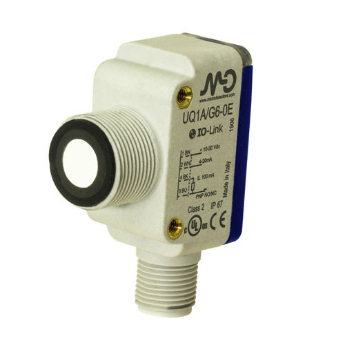 Sensor de ultrasonidos de reflexión directa - UQ  series - DATASENSING - de acero inoxidable / con interfaz IO-Link