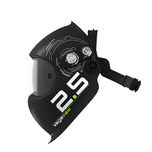 Máscara de soldadura auto-oscureciente - vegaview2.5 - Optrel AG - con respirador / por arco / contra la radiación IR