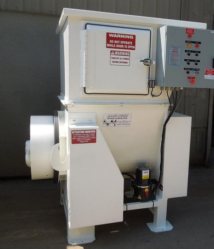 Compactador de basura para recogida selectiva - ST524 series - Sanitech - estacionario / hidráulico