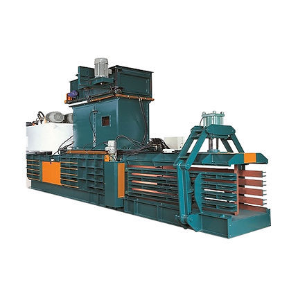 Prensa de balas para residuos - GB-1111F - GBaler USA - horizontal / de carga superior / monobloque