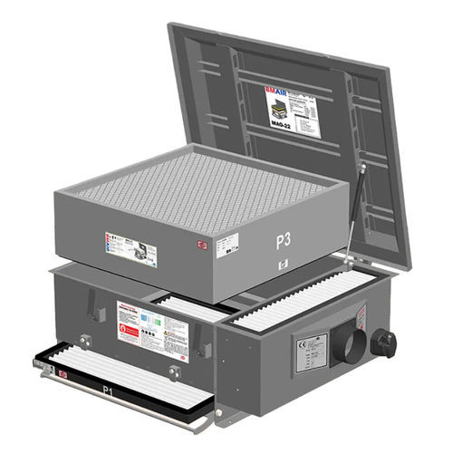 Sistema de filtración de partículas - MAO-22 series - BMAir International BV - de carbón activado / de aire / para aire de procesos