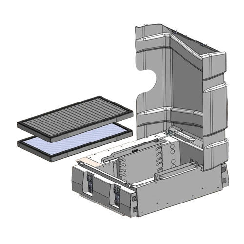 Sistema de filtración de partículas - F33-R series - BMAir International BV - de gas / de ácido / HEPA