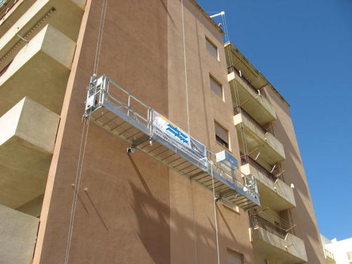 Plataforma de elevación - SP 500 T/M - SALERNO PONTEGGI S.R.L. - suspendida / para obra