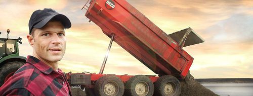 Remolque volquete - Maxxim - BV Beco - para equipamiento industrial / para obras / de 2 ejes