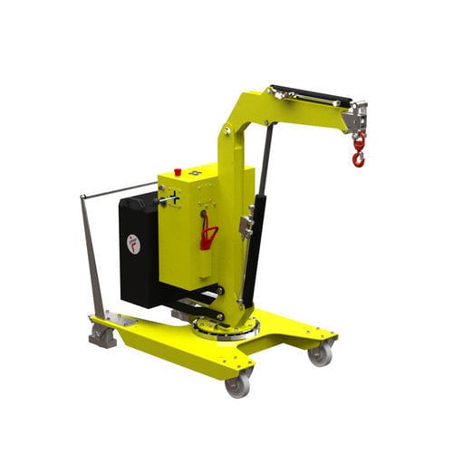 Minigrúa de taller manual - 01B2SE_400 - Flex Lifting Cranes by AxA Group S.r.l. - 200 kg / telescópico / con contrapeso