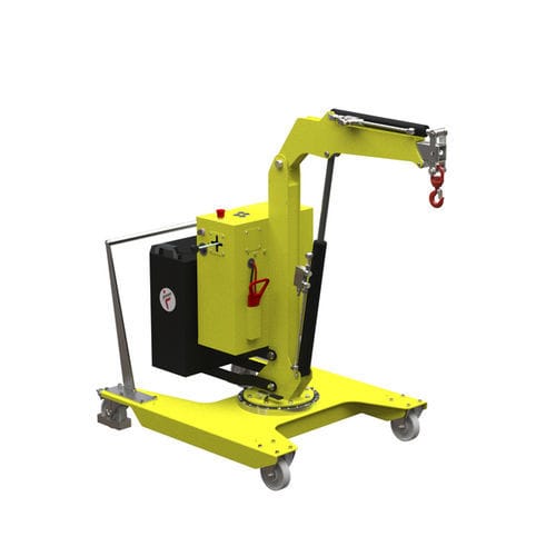 Minigrúa de taller manual - 01B5SE_400 - Flex Lifting Cranes by AxA Group S.r.l. - 500 kg / telescópico / con contrapeso