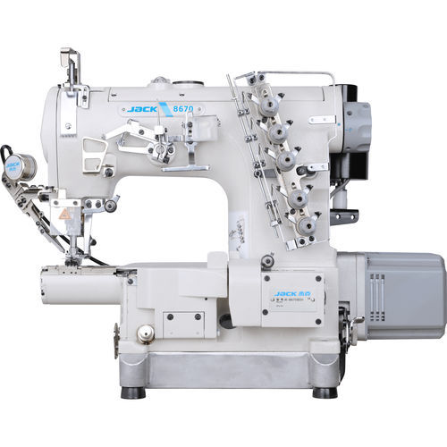 Máquina de coser interlock - JK-8670BDII - Jack - de 3 agujas / de 5 hilos / de tejidos