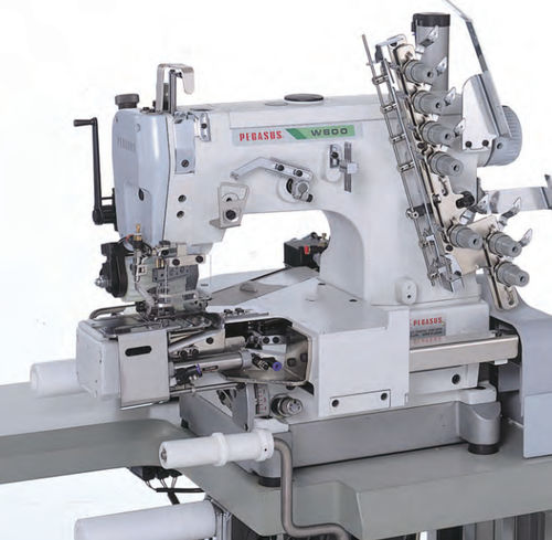 Máquina de coser punto de cadeneta doble - W674 series - Pegasus - de 4 agujas / con 5 agujas / con 7 hilos