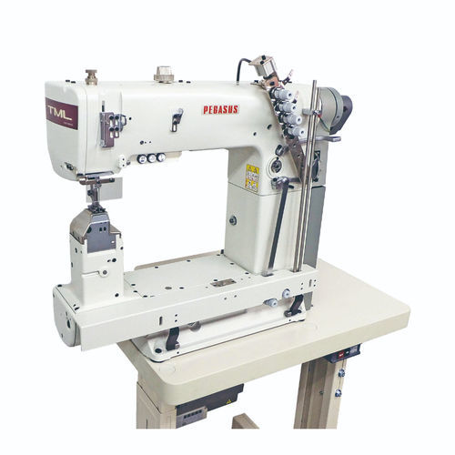 Máquina de coser de columna - TML326 series - Pegasus - punto de cadeneta doble / interlock / de 2 agujas