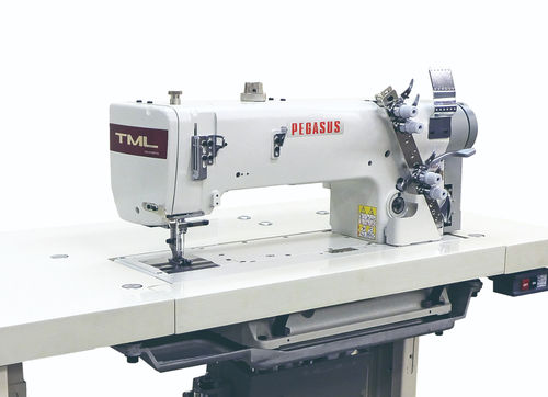 Máquina de coser interlock - TML626 series - Pegasus - de 2 agujas / de 4 hilos / para bolsas
