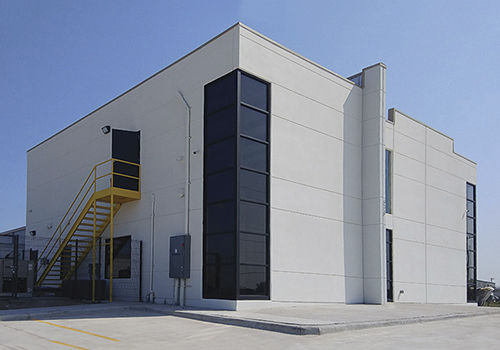 Edificio modular - Nucor Building Systems - sostenible / reciclado / verde