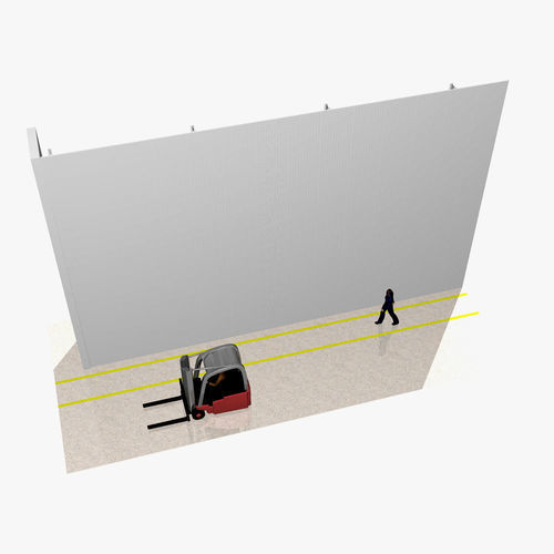 Tabique de taller - hallentrennwaende - de separación insonorizante / de protección / de aluminio