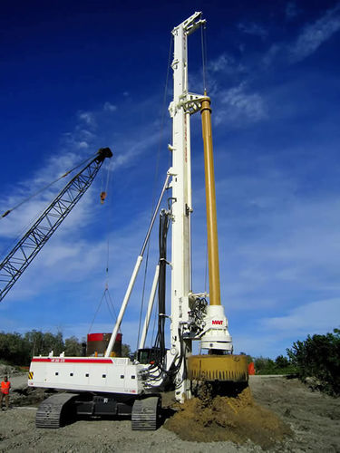 Perforadora con barrena continua - HR 300-570 - MAIT S.p.A. - geoctécnica / para muros pantalla / para orificio profundo