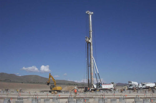Perforadora con barrena continua - HR 300-570 CFA - MAIT S.p.A. - para muros pantalla / para orificio profundo / rotativa