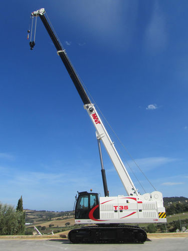 Grúa con orugas - T35  - MAIT S.p.A. - para obra / compacta