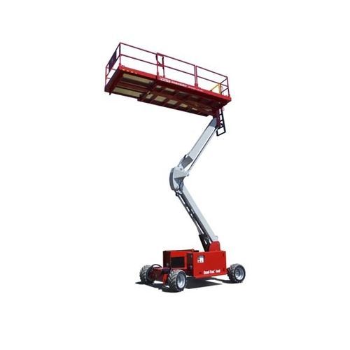 Cesta articulada para terreno difícil - 2684ES Speed Level® - MEC AERIAL WORK PLATFORMS - con ruedas / alimentada por batería / autonivelante