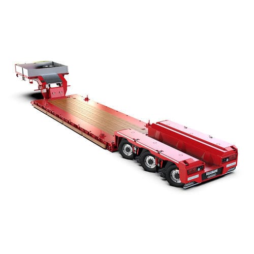 Remolque góndola de cama rebajada - EURO-PX3 - Nooteboom Trailers B.V. - para equipamiento industrial / para máquina de obras públicas / para mercancía