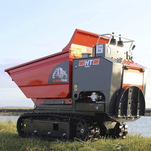 Dúmper de orugas - HT1000s - Slanetrac Engineering Ltd. - con motor diésel / de descarga trasera / compacto