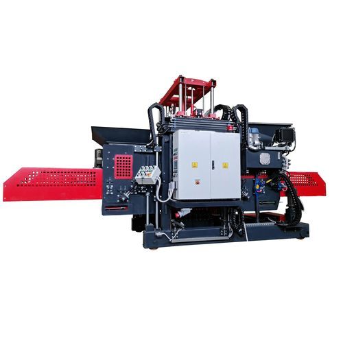 Máquina para fabricación de bloques de hormigón - EB 12 - S.R. Prometal - móvil