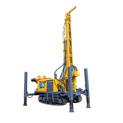 Perforadora de pozo - HQZ400L - Shandong Hengwang Group Co., Ltd. - con orugas / rotativa / neumática