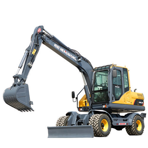 Excavadora con neumáticos - HWL90 - Shandong Hengwang Group Co., Ltd. - intermedia / diésel / para obra de construcción