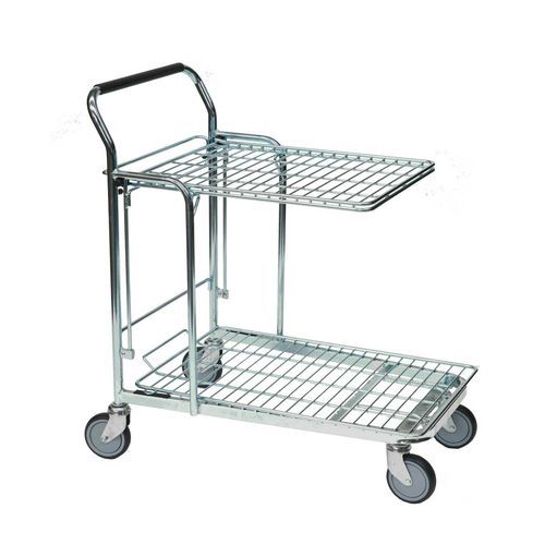 Carretilla de transporte - B3 - Italfil - de metal / 2 niveles / con ruedas giratorias