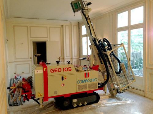 Perforadora con orugas - GEO 105 - Comacchio - rotativa