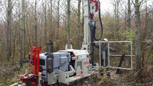Perforadora con orugas - GEO 300 - Comacchio - rotativa