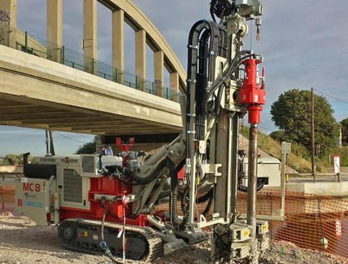 Perforadora rotativa - MC 8 - Comacchio - hidráulica / para ingeniería civil