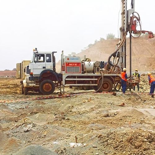 Perforadora montada en camión - GEO-T 15 - Comacchio - rotativa