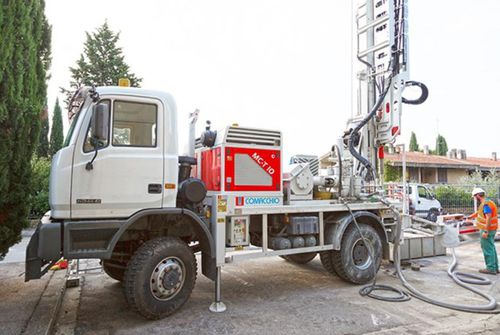 Perforadora montada en camión - CX-T 10 - Comacchio - rotativa