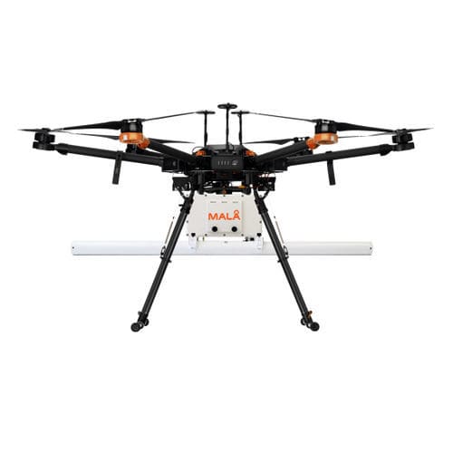 Georradar para la detección de redes - GeoDrone 80 - Mala