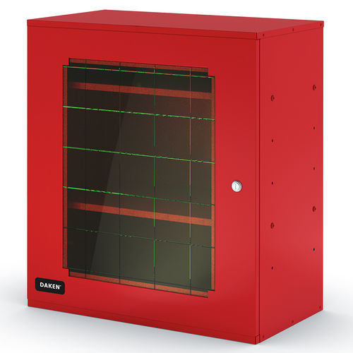 Armario de protección - Protego - DAKEN SPA - de suelo / con puerta transparente / con puertas dobles