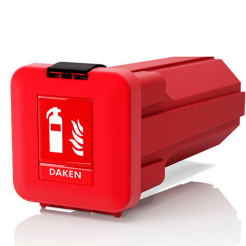 Caja para extintor - Sliden - DAKEN SPA - para fijación sobre pared / rectangular / de polipropileno