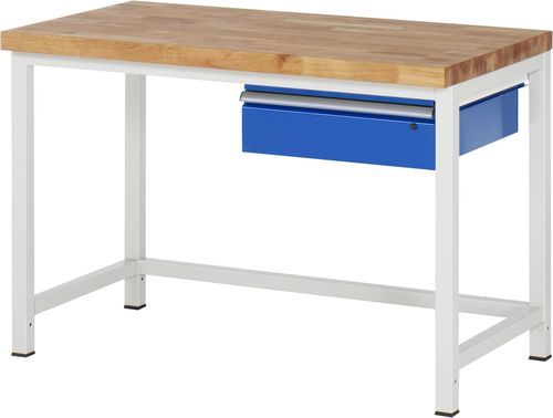 Banco de trabajo de haya - 8001 - RAU - para taller / con cajones