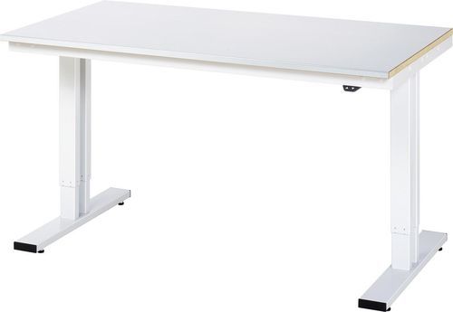 Banco de trabajo de acero - 08-WT-150-080-S - RAU - para taller / de altura regulable / eléctrico