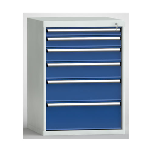 Armario de almacenamiento - SGB0800-06NP-001 - KLW LUTZ - de suelo / con 6 cajones / de metal