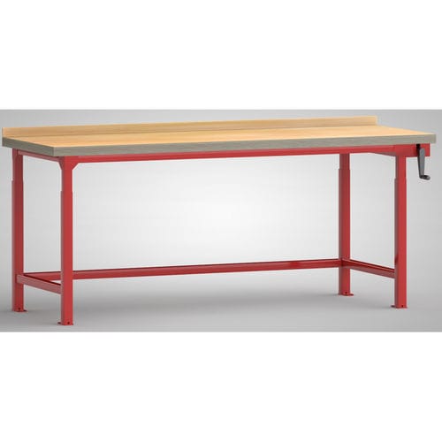 Banco de trabajo de haya - WPHL01-20M45-X3D01 - KLW LUTZ - para taller / metálico