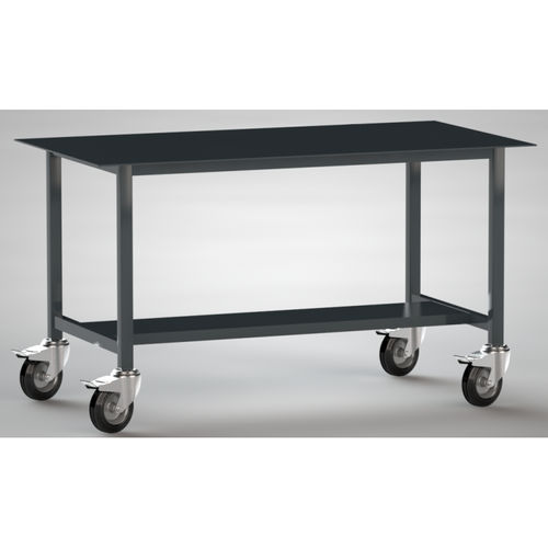 Banco de trabajo de acero - WELDING - KLW LUTZ - para taller / móvil / con tablas