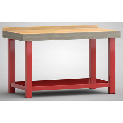 Banco de trabajo de haya - WPX05N-1500M100-X7000 - KLW LUTZ - para taller / para uso intensivo / metálico