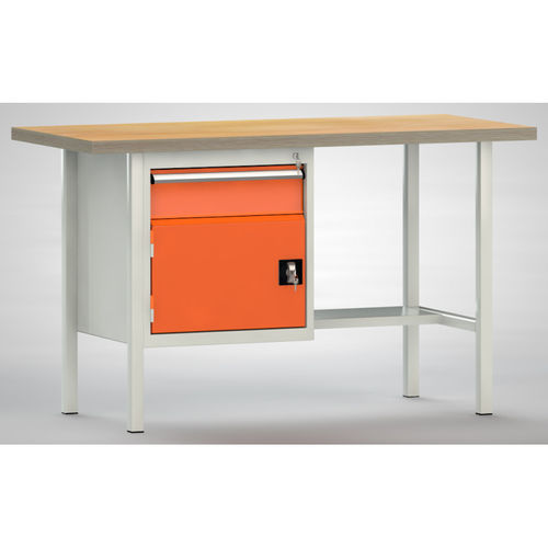 Banco de trabajo de haya - ERGO  - KLW LUTZ - para taller / con cajones / de 2 puertas