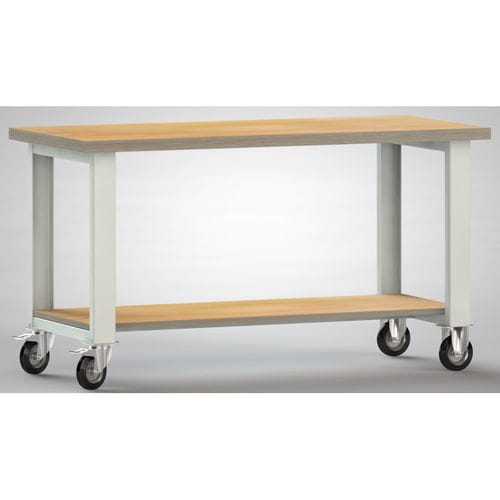 Banco de trabajo de haya - WS880N-1500M40-X7003 - KLW LUTZ - para taller / móvil / con tablas