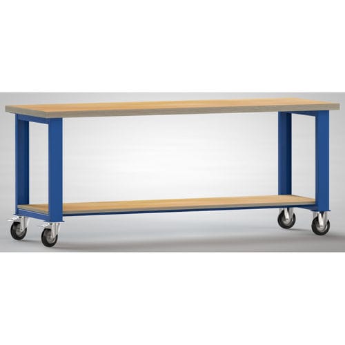 Banco de trabajo de haya - WS880N-2000M40-X7003 - KLW LUTZ - para taller / móvil / metálico