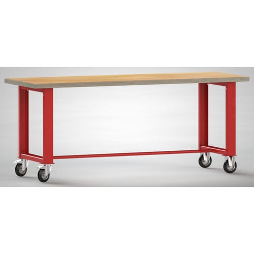 Banco de trabajo de haya - WS885N-2000M40-X7000 - KLW LUTZ - para taller / móvil / desmontable