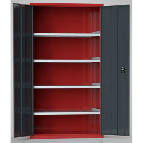 Armario de almacenamiento - 7FW-PP2000TD-0001XPB - KLW LUTZ - de suelo / de puertas batientes / de 2 puertas