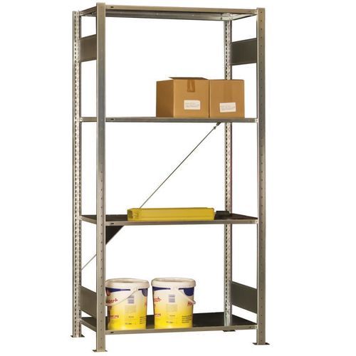 Sistema de estanterías para depósito de almacenamiento - 6520-1020050-Z150G - KLW LUTZ - con tablas / dinámico / ajustable