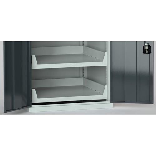 Armario de almacenamiento - 7FS-PPX-AT125U-NVX - KLW LUTZ - empotrable / con estantes / desenchufable