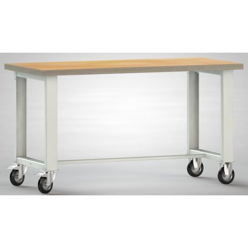 Banco de trabajo de haya - WS885N-1500M40-X7000 - KLW LUTZ - móvil / desmontable / para cargas pesadas