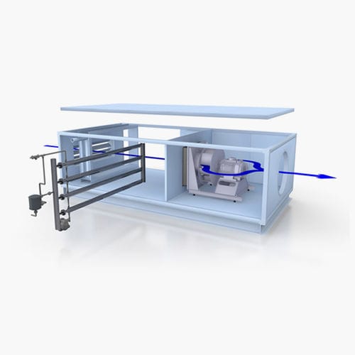 Humidificador de aire - Diphusair FSH - FISAIR - de vapor / de vapor vivo / fijo
