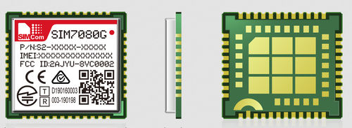 Módulo inalámbrico LTE - SIM7080G - SIMCom Wireless Solutions Ltd. - USB / de datos